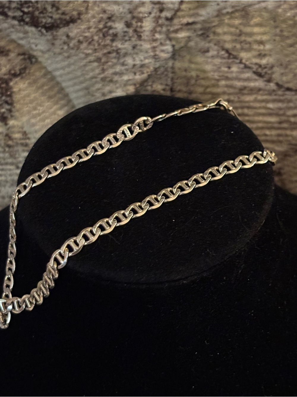 Vintage Piercing Pagoda PGDA 925 Sterling Silver 2/25 14K Gold Bracelet/Anklet